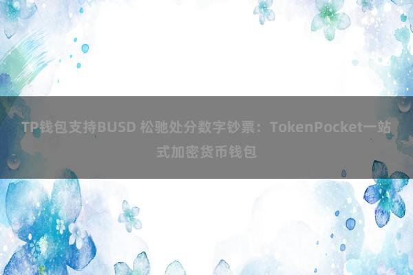 TP钱包支持BUSD 松驰处分数字钞票：TokenPocket一站式加密货币钱包