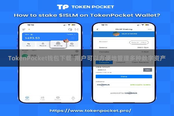 TokenPocket钱包下载  用户可以方便地管理多种数字资产